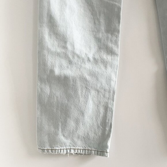 Re/Done High Rise Loose Jeans (Bleach Destroy) - Picture 11 of 12